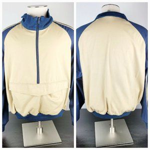 Pacific Trails Vintage Women's Blue Gray Half zip pull over Horse Jacket NO SIze